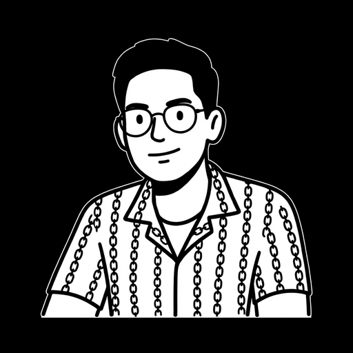Line-art portrait of Dhanush